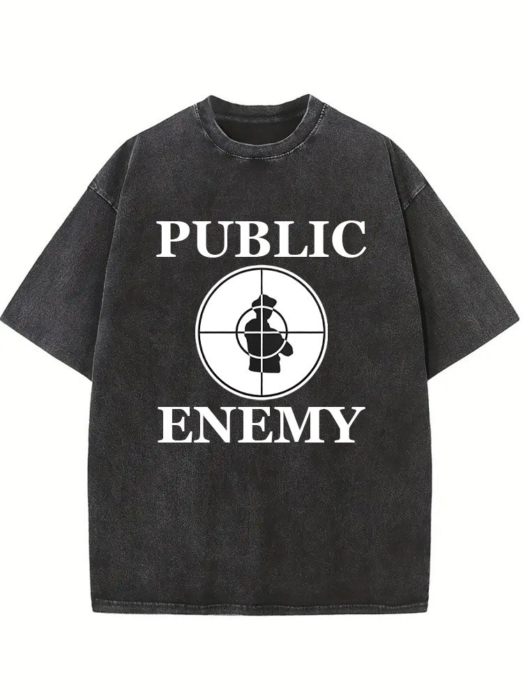Public Enemy Washed T-shirt