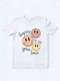 Retro Happy To See Your Face Back to School Tee