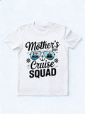 Retro Nautical Family Group Cruise Mother's Day Gift T-Shirt