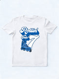 Rollin' Into Roller Skating 7th Birthday Gift T-shirt