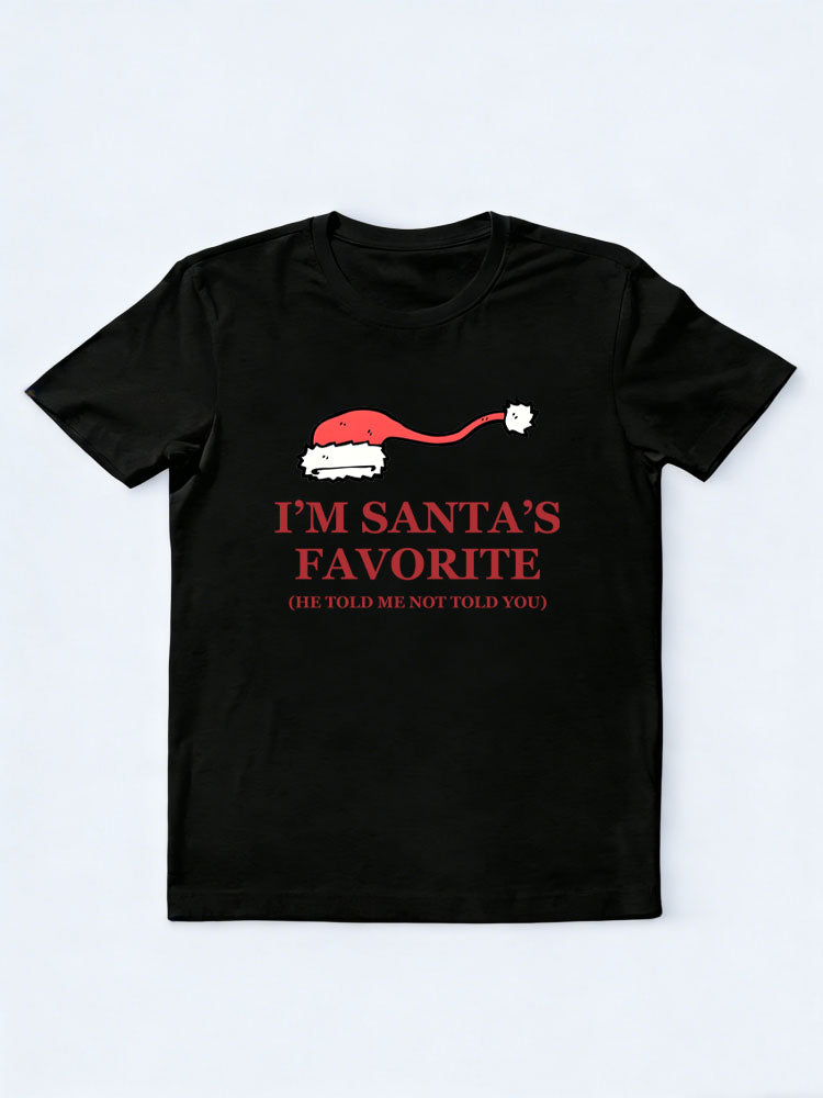 Santa's Favorite Christmas Seasom Vibe T-shirt