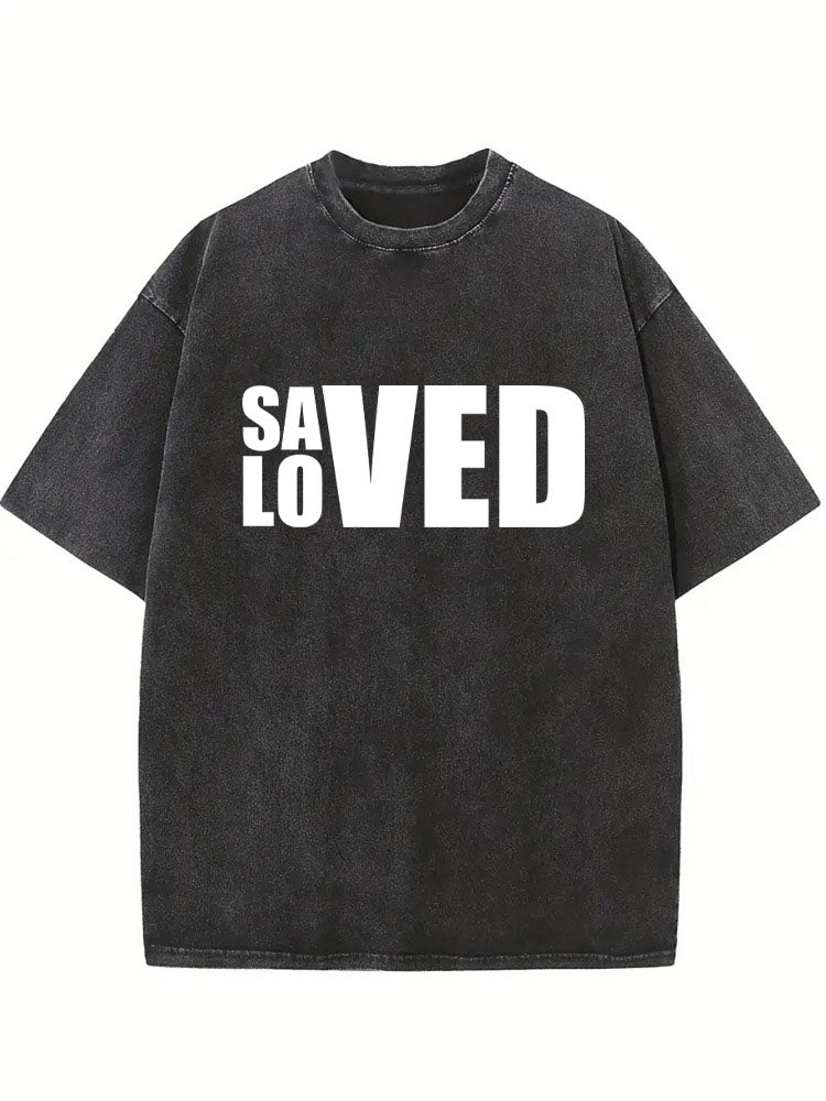 Saved Loved Washed T-shirt