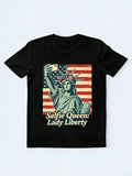 Selfie Queen Lady Liberty Gift T-shirt
