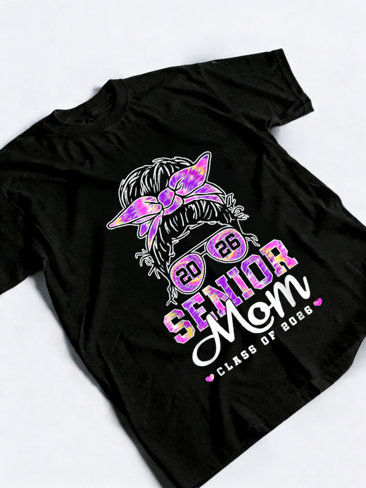 Senior Mom of 2026 Happy Mothers Day Gift T-Shirt