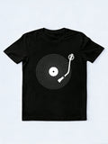 Simple Record Music Lover Family& Friend Birthday Gift T-shirt