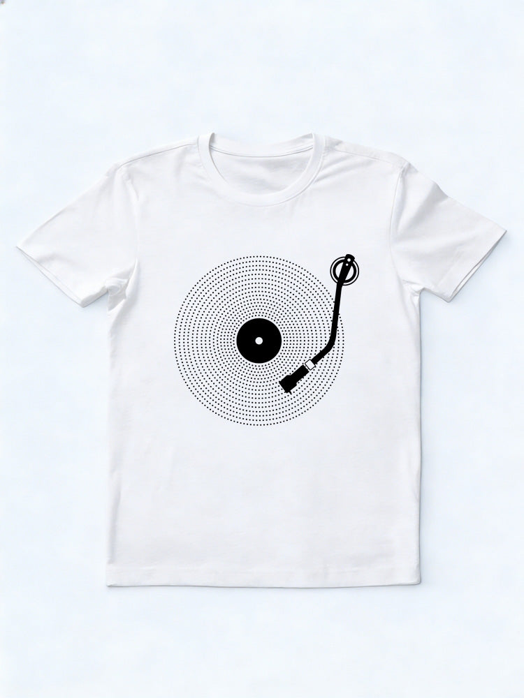 Simple Record Music Lover Family& Friend Birthday Gift T-shirt