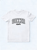 Soccer Mom Letters Printed Mother's Day Gift T-Shirt