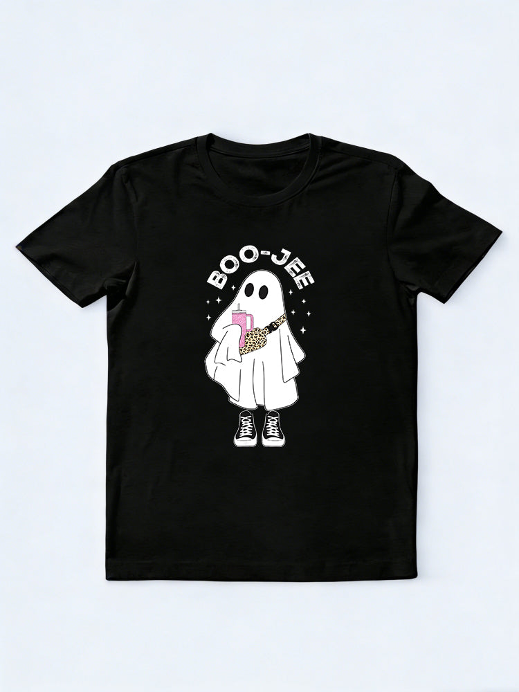 Spooky Season Cute Ghost Halloween Costume Boujee Boo Halloween Gift T-Shirt