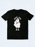 Spooky Season Cute Ghost Halloween Costume Boujee Boo Halloween Gift T-Shirt