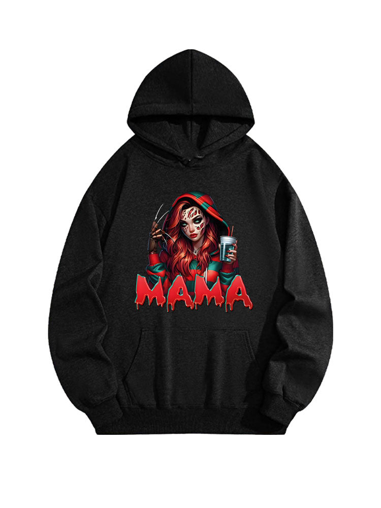 Spooky Season Scary Mama Skiller Halloween Vibe Hoodie