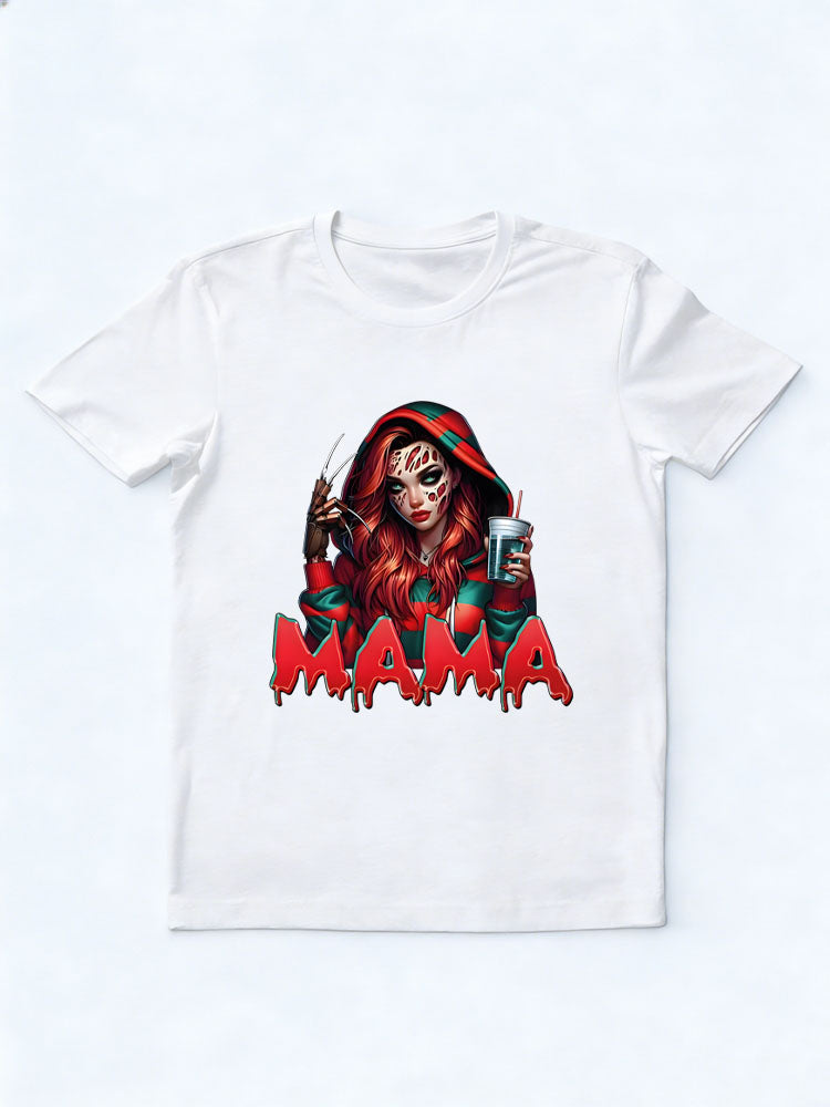 Spooky Season Scary Mama Skiller Halloween Vibe T-shirt