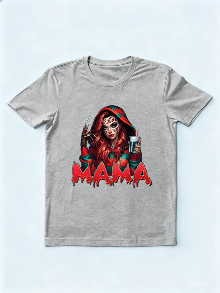 Spooky Season Scary Mama Skiller Halloween Vibe T-shirt