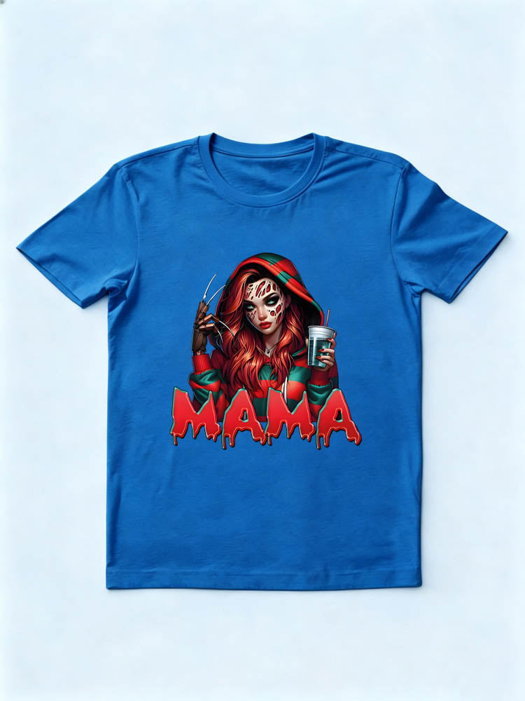 Spooky Season Scary Mama Skiller Halloween Vibe T-shirt