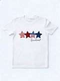 Star Glitter Freedom Patriotic 4th of July Gift T-shirt