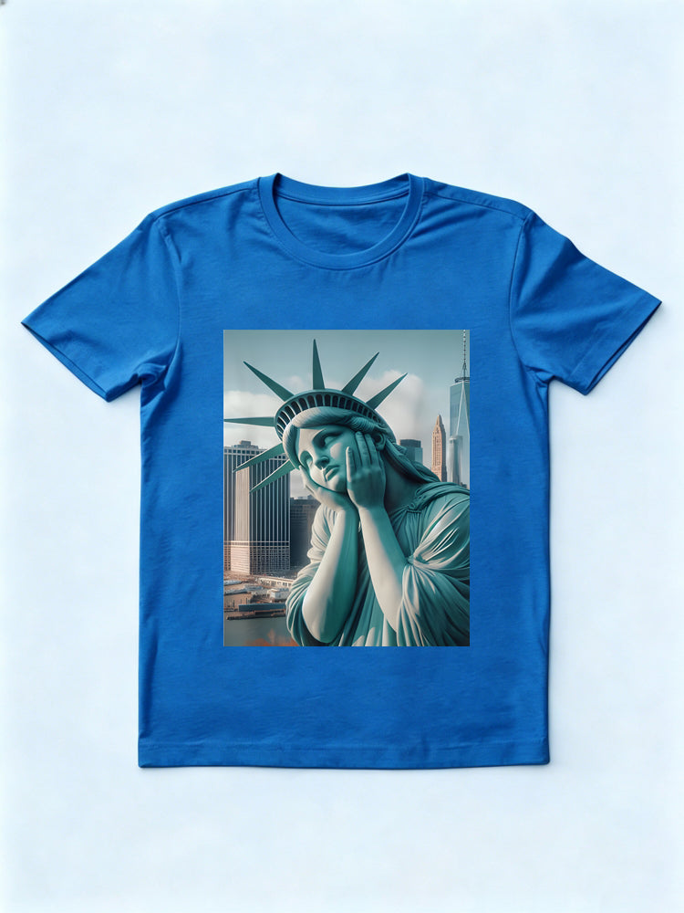 Statue of Liberty Selfie 4th of July Gift T-Shirt