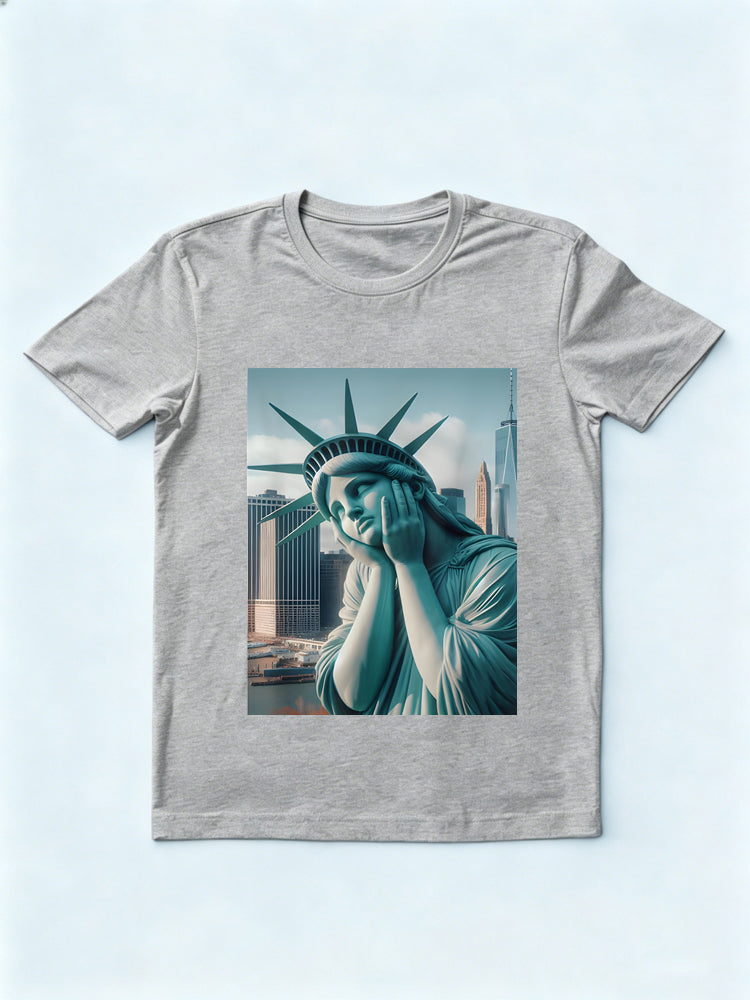 Statue of Liberty Selfie 4th of July Gift T-Shirt