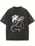 Strong Muscle Body Builder Birthday Gift Wahsed T-shirt