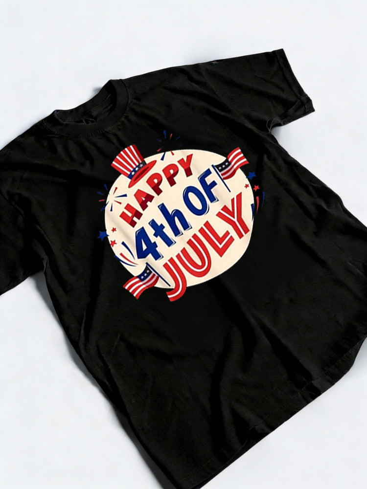 Stylish Colorfu Independence 4th Of July Gift T-shirt