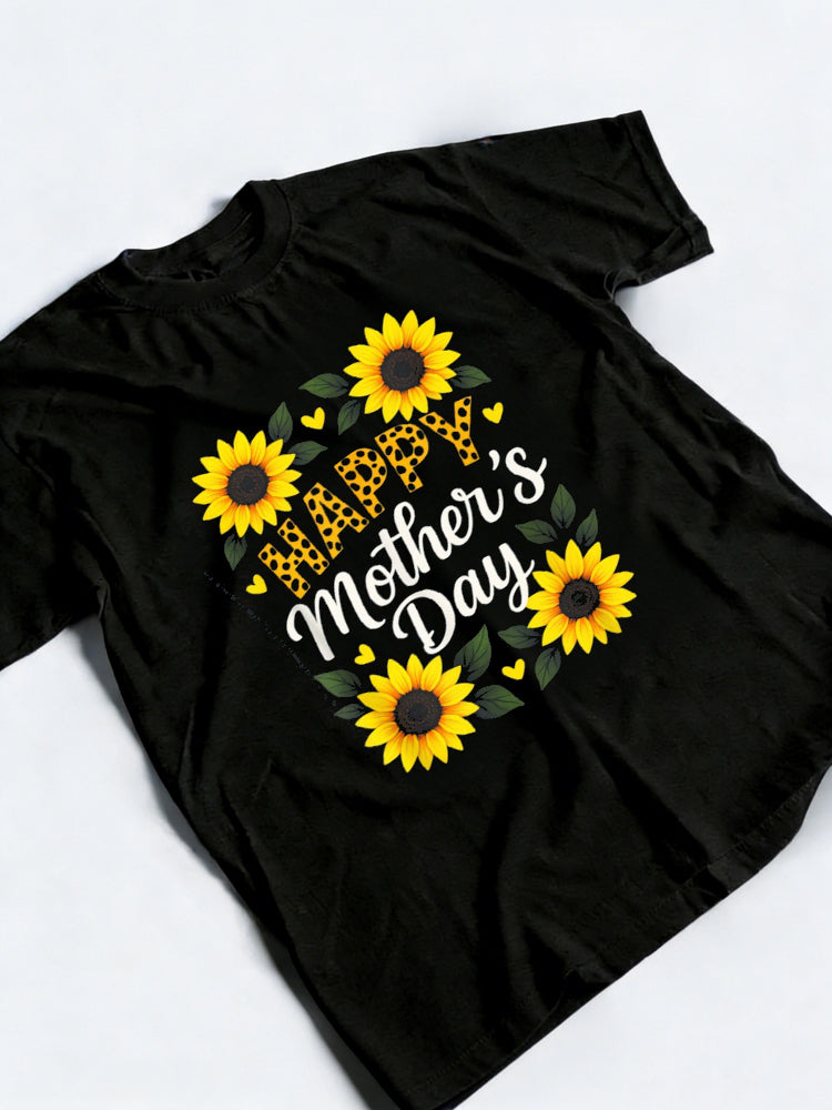 Sunflowers Happy Mother's Day Gift T-shirt