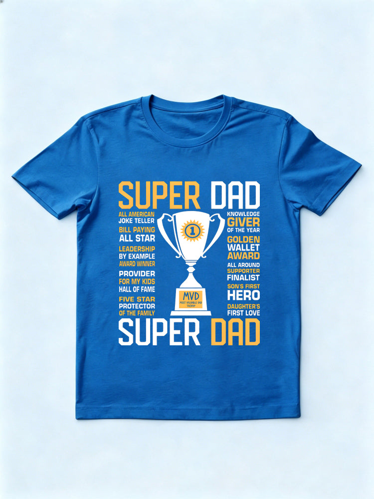 Super Dad No.1 Gift T-shirt