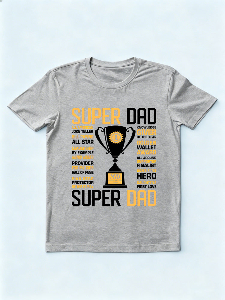 Super Dad No.1 Gift T-shirt