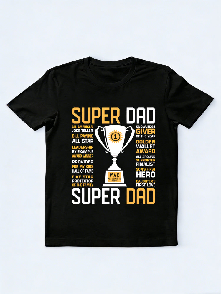 Super Dad No.1 Gift T-shirt