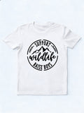 Support Wildlife Raise Boys Mama Mother's Day T-shirt