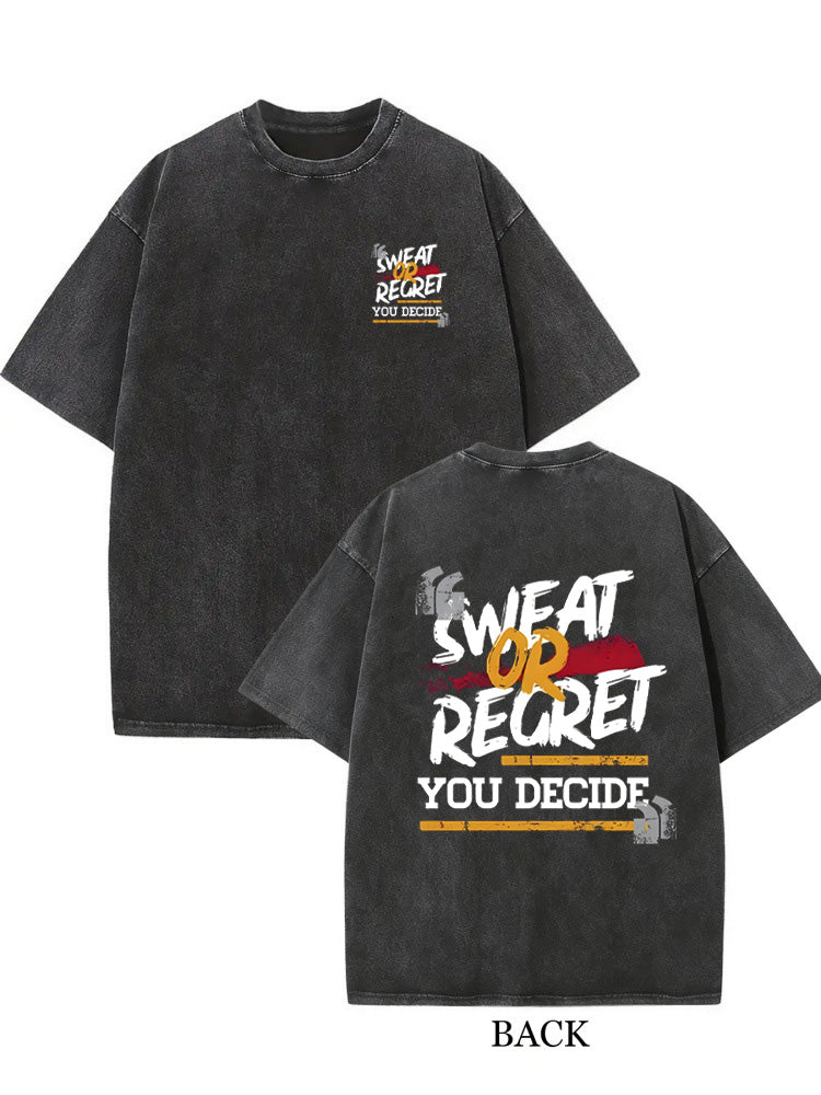 Swat Or Regret Christ/ Prayer Gift Washed T-shirt