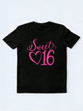 Sweet 16. 16th Birthday Gift T-Shirt