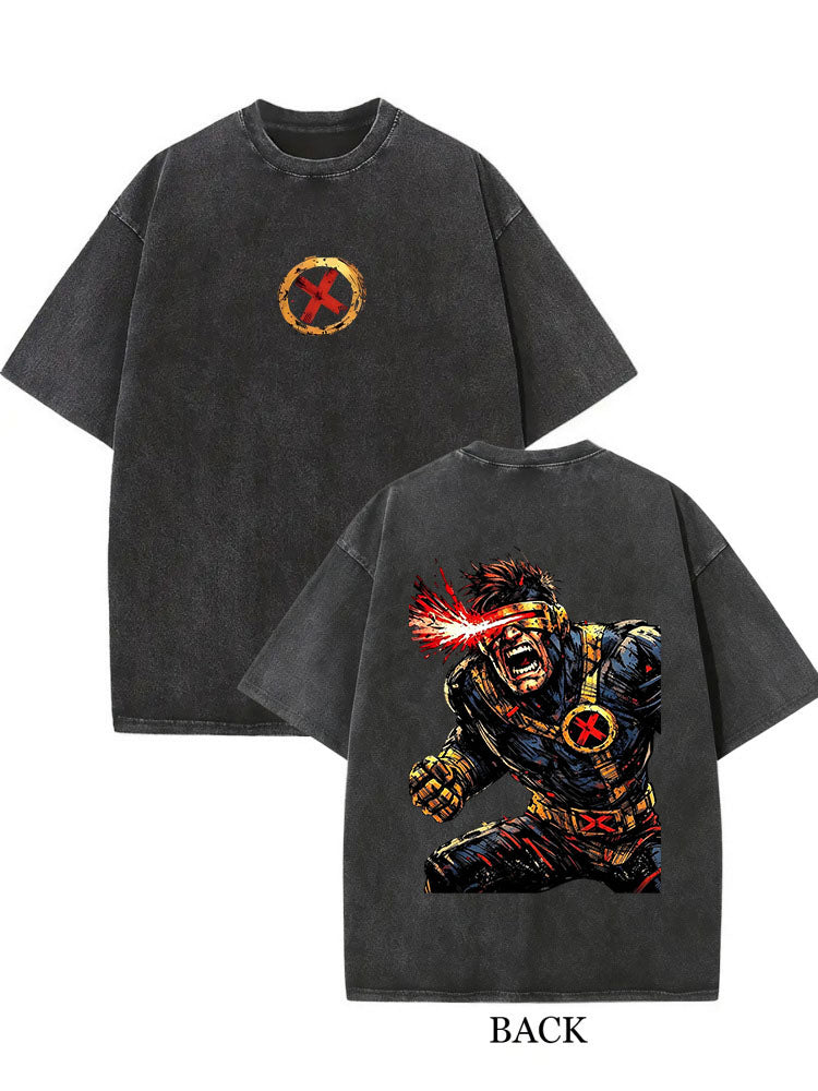 TV Series Superhero Washed T-Shirt