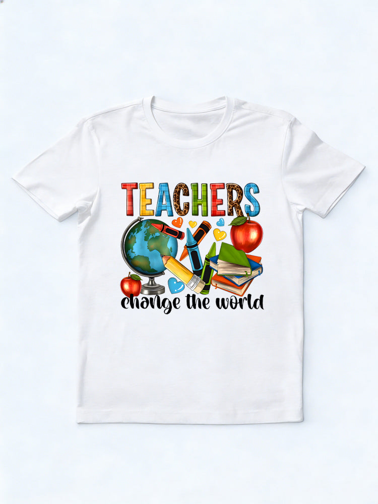 Teachers Change the World Back to School T-shirt
