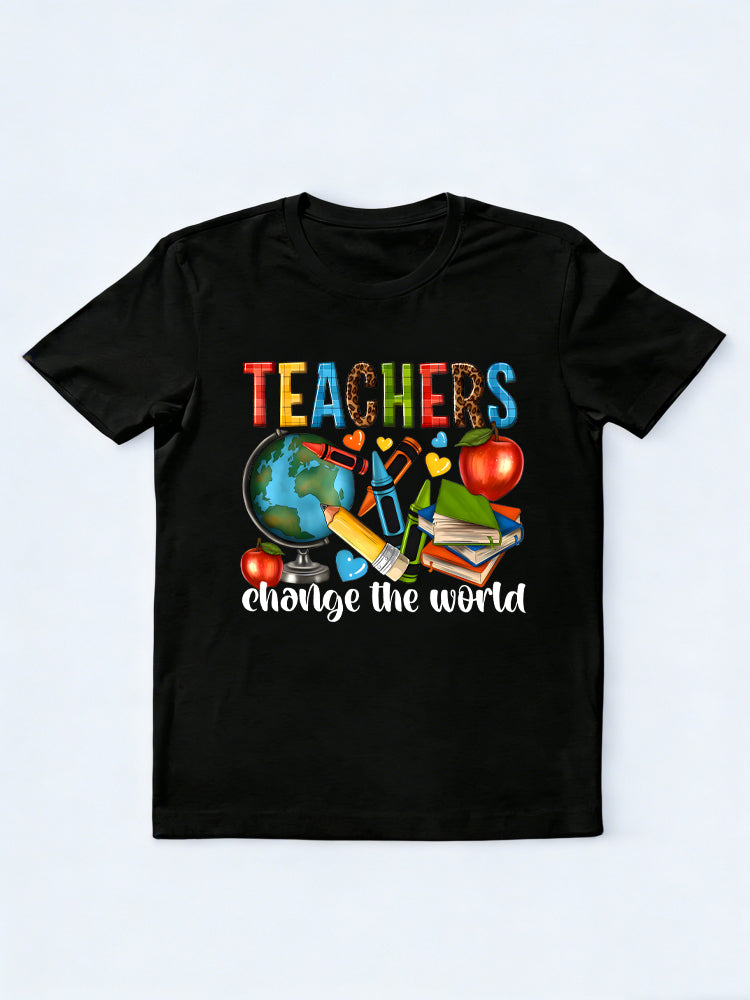 Teachers Change the World Back to School T-shirt
