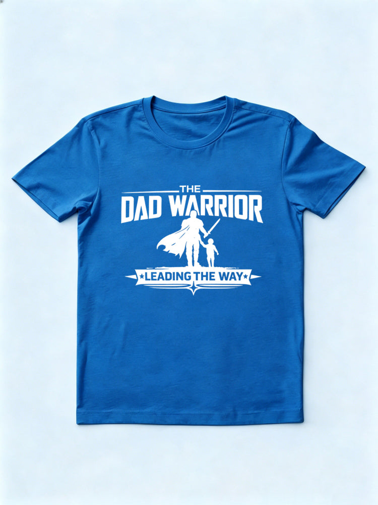 The Dad Warrior Leading The Way Gift T-shirt