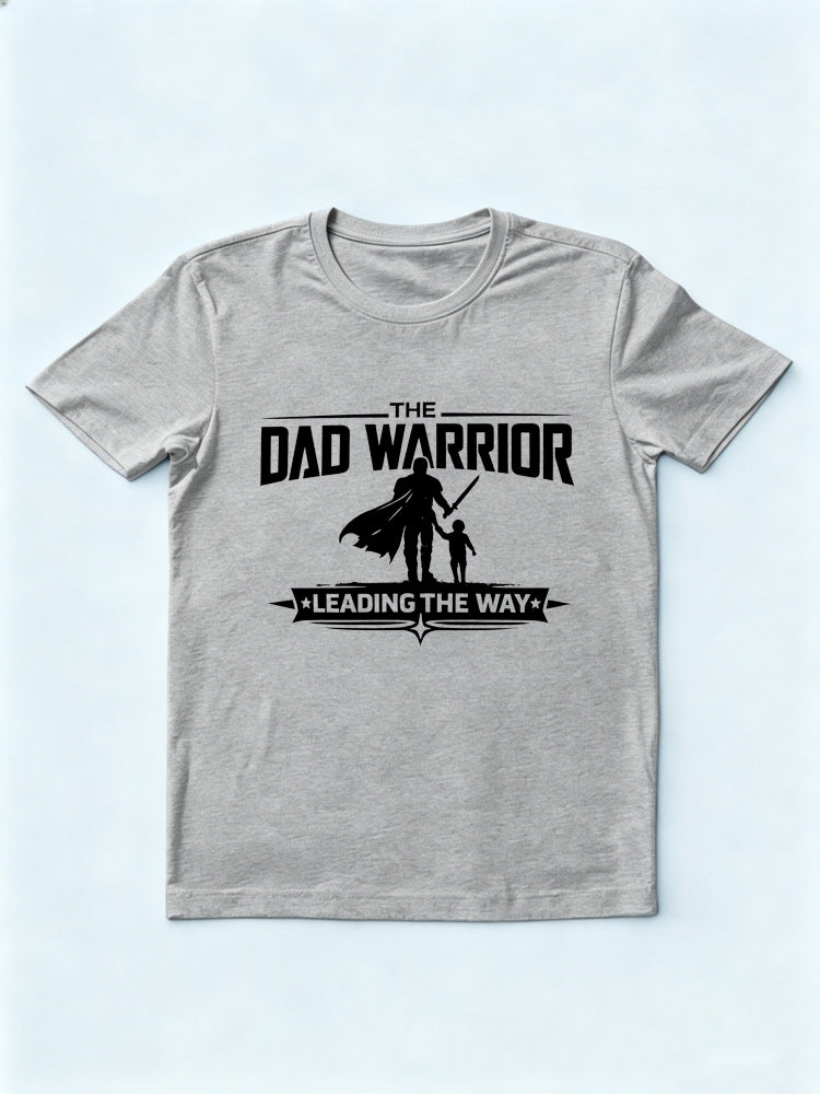 The Dad Warrior Leading The Way Gift T-shirt