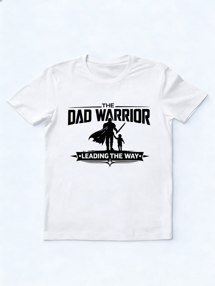 The Dad Warrior Leading The Way Gift T-shirt