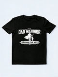 The Dad Warrior Leading The Way Gift T-shirt