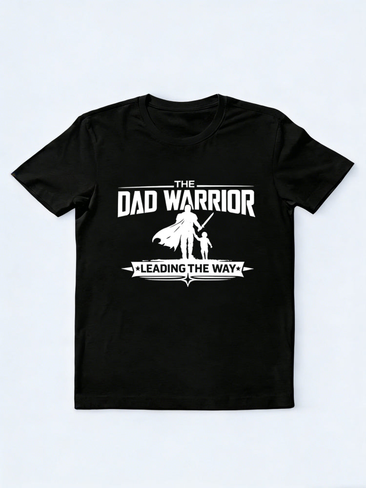 The Dad Warrior Leading The Way Gift T-shirt