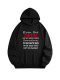 The Devil On My Shoulder Has Also Questions About My Action Spooky Season Halloween Vibe Hoodie