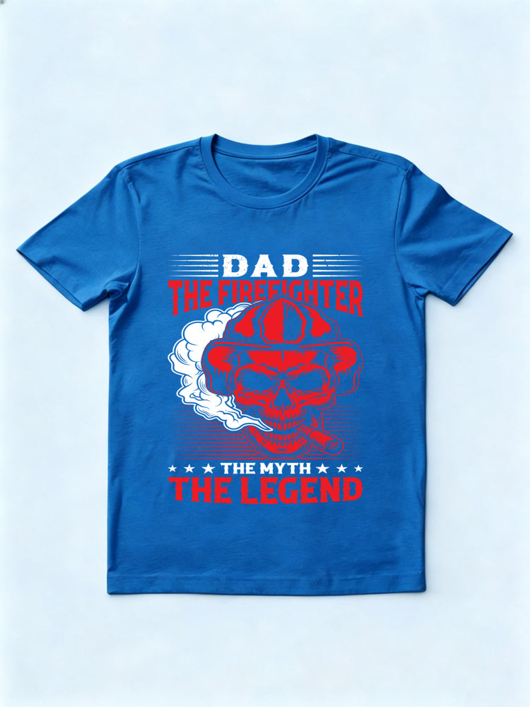 The Firefighter Dad Gift T-shirt