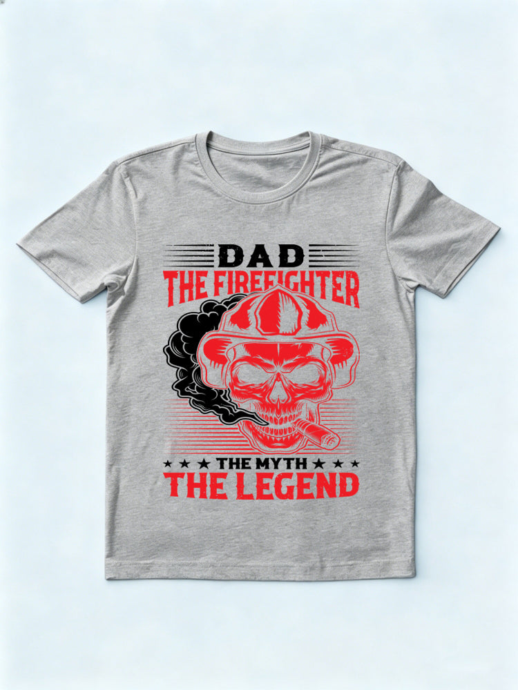 The Firefighter Dad Gift T-shirt