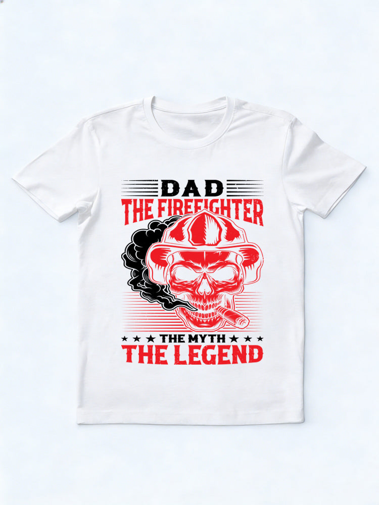 The Firefighter Dad Gift T-shirt