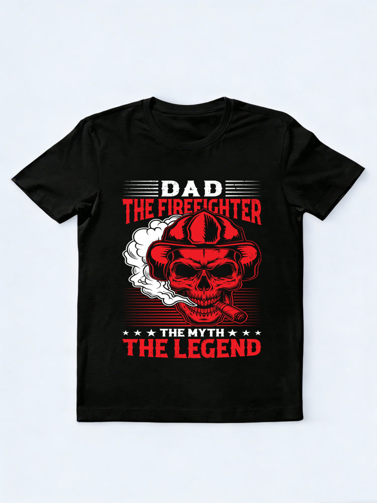 The Firefighter Dad Gift T-shirt
