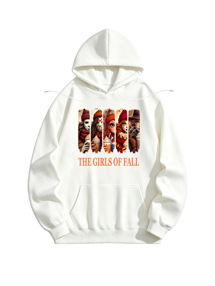 The Girls of Fall Halloween Vibe Spooky Season Hoodie