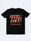The Girls of Fall Halloween Vibe Spooky Season T-shirt