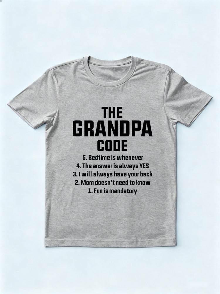 The Grandpa Code Gift T-shirt