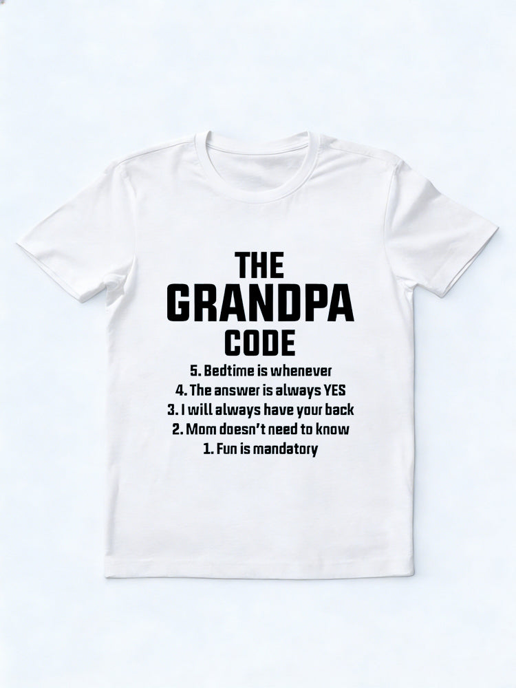 The Grandpa Code Gift T-shirt