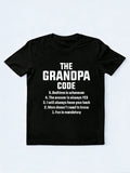 The Grandpa Code Gift T-shirt