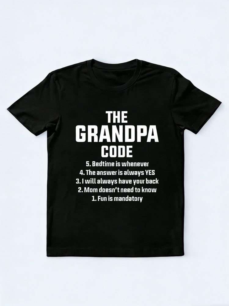 The Grandpa Code Gift T-shirt