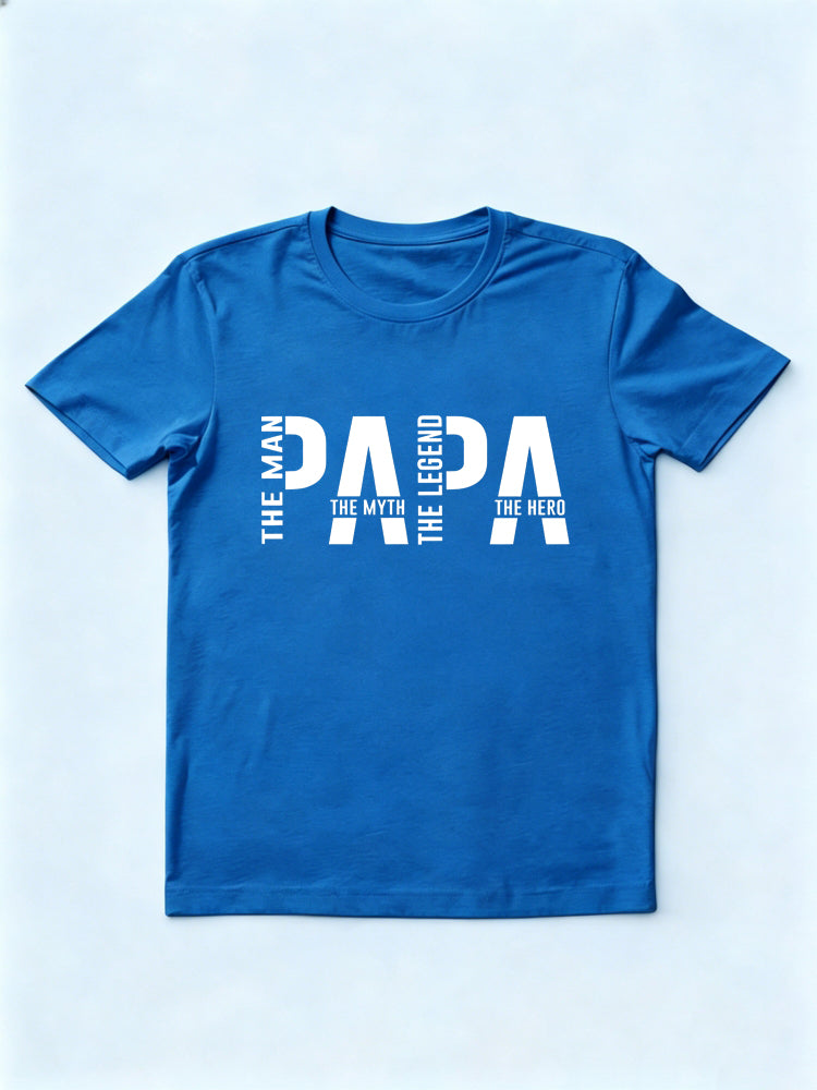 The Man The Myth The Legend The Hero Papa Father's Day Gift T-Shirt