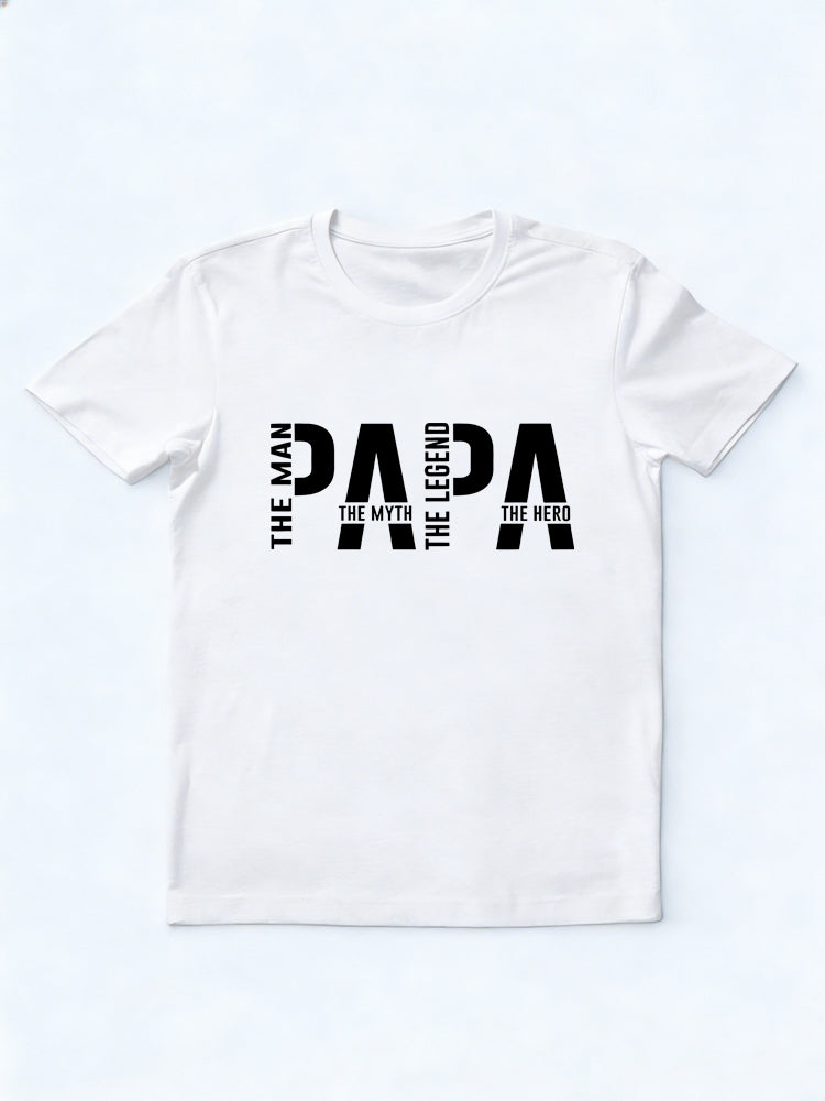 The Man The Myth The Legend The Hero Papa Father's Day Gift T-Shirt